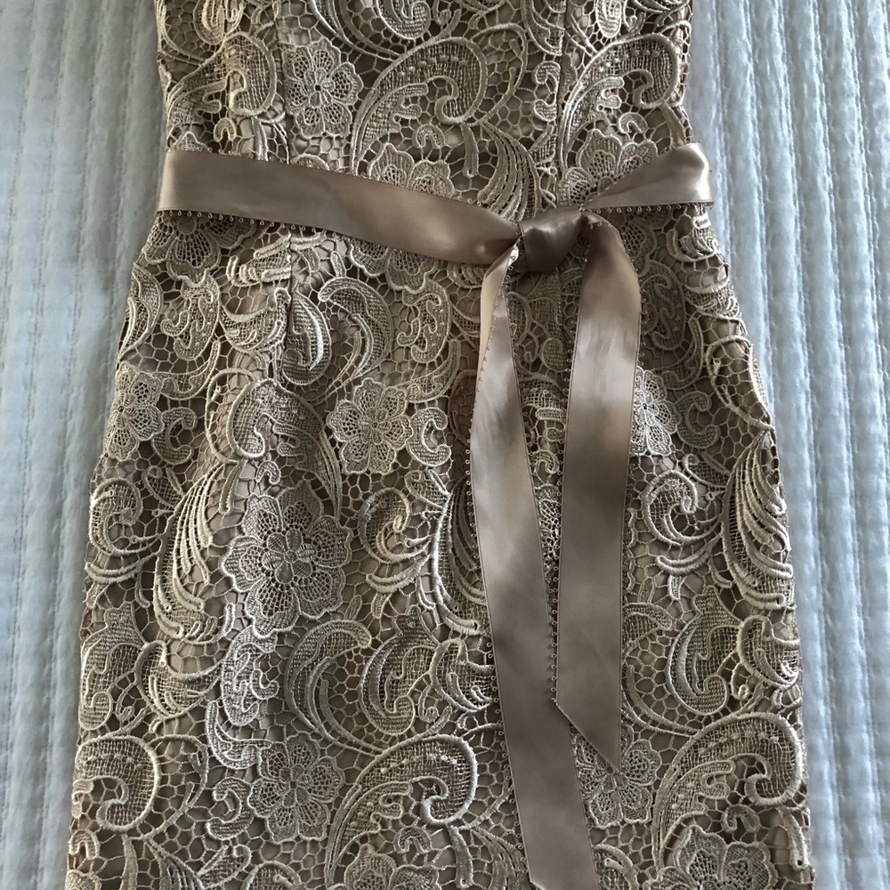 Adrianna Papell strapless cocktail length dress Size 6 - Picture 5 of 6